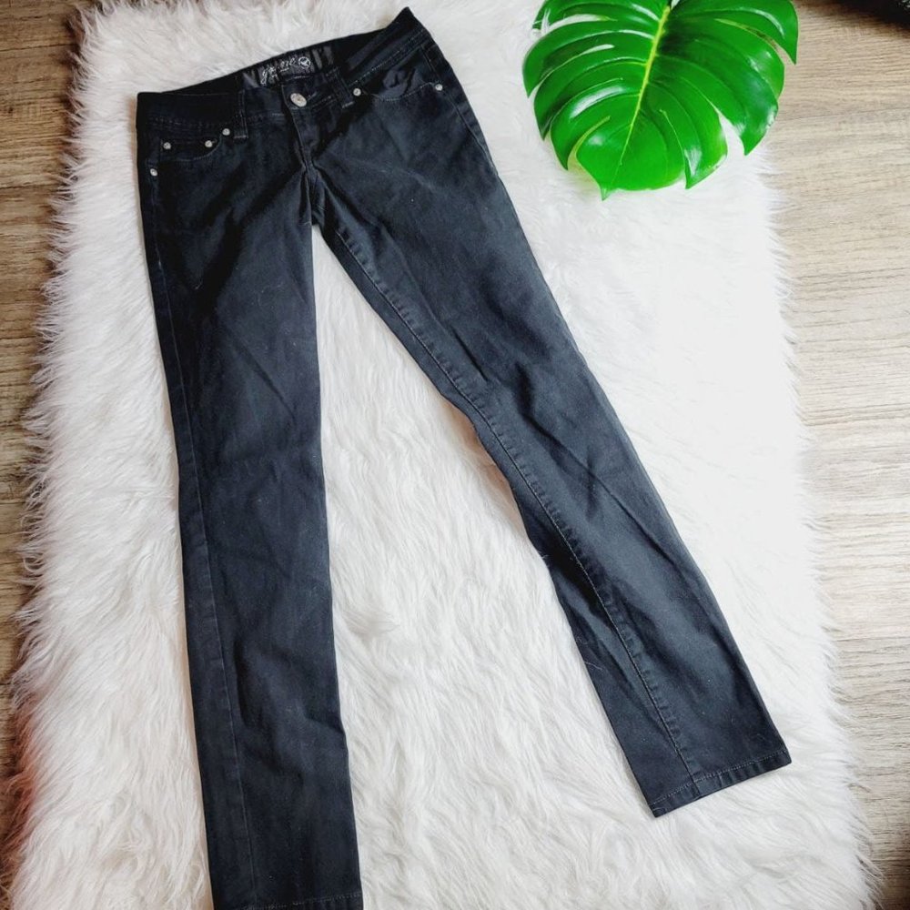 Grane Womens Black Skinny Jeans